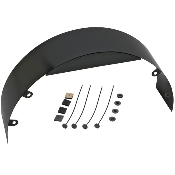 TRANS-DAPT PERFORMANCE PRODUCTS RADIATOR FAN SHROUD' 5-1/2 IN. WIDE X 20 IN. DIAMETER- BLACK STEEL