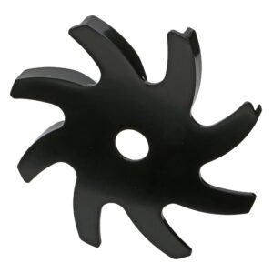 TRANS-DAPT PERFORMANCE PRODUCTS ALTERNATOR PULLEY FAN; GM AND FORD ALTERNATORS (PASSENGER CARS ONLY)- BLACK ALUMINUM