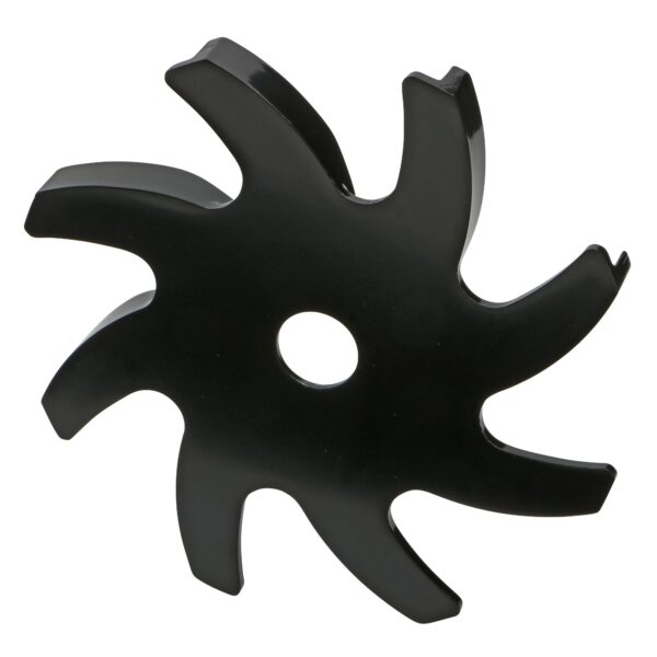 TRANS-DAPT PERFORMANCE PRODUCTS ALTERNATOR PULLEY FAN; GM AND FORD ALTERNATORS (PASSENGER CARS ONLY)- BLACK ALUMINUM