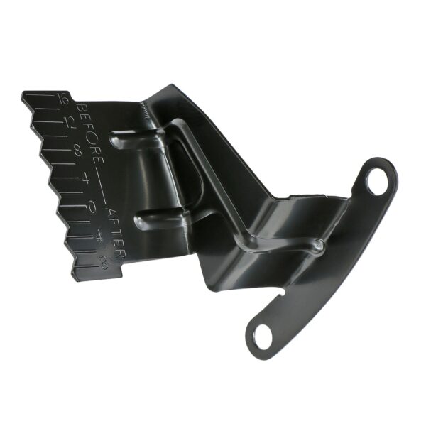 TRANS-DAPT PERFORMANCE PRODUCTS ASPHALT BLACK, STEEL TIMING TAB (ONLY) FOR CHEVY SB 283-400 OR 4.3L V6 (FOR 6 IN.-8 IN. BALANCERS)