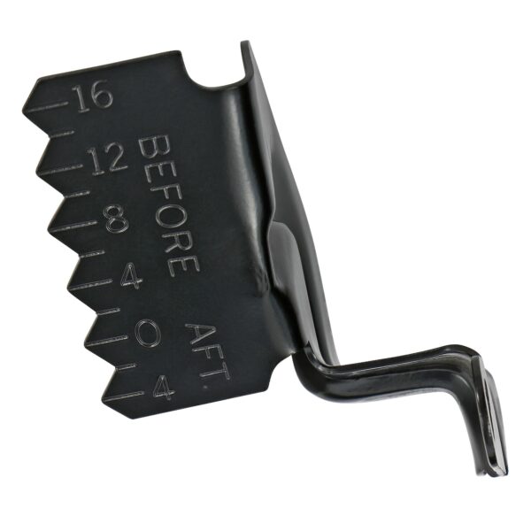 TRANS-DAPT PERFORMANCE PRODUCTS ASPHALT BLACK, STEEL TIMING TAB (ONLY)- 1965-90 CHEVY 396-454 (8 IN. BALANCERS)