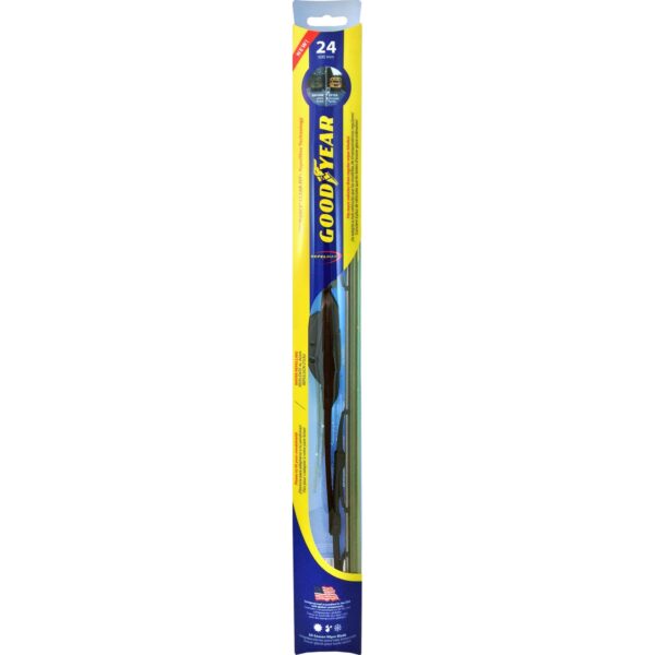 24" Water-Repelling Conventional Wiper Blade with Multi-fit adapters