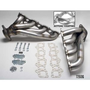 HEDMAN HEDDERS STAINLESS/HTC COATED HEADERS; 1-3/4 IN. TUBE DIA.; STOCK COLL.; SHORTY DESIGN