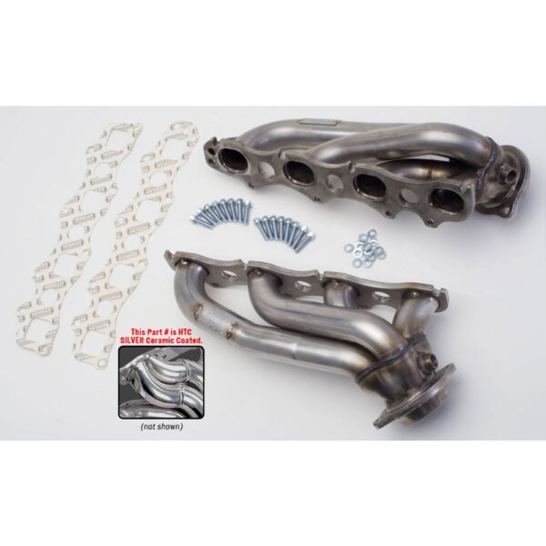 HEDMAN HEDDERS STAINLESS STEEL HEADERS; 2009-2017 DODGE CHALLENGER AND CHARGER 5.7L ; SHORTY DESIGN; 1-3/4 IN. TUBE DIA.- HTC COATED