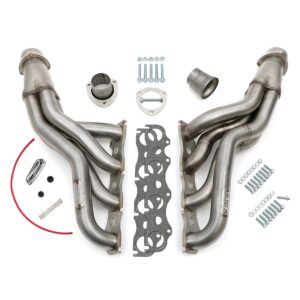 HEDMAN HEDDERS STAINLESS HEADERS; 06-17 DODGE CHARGER, 09-17 DODGE CHALLENGER, 05-08 DODGE MAGNUM 5.7L, 6.1L, 6.2L OR 6.4L ENGINE; 2 IN. LONG TUBE DESIGN- UNCOATED 304 STAINLESS STEEL