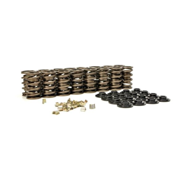 Dual Valve Spring Kit w/ 1.450 OD Springs; Steel Retainers, 10? 2/4 Groove Lock