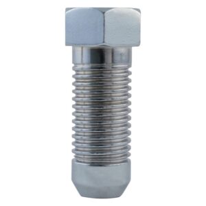 Hex Bolt Lugz Chrome 30mm Steel 1/2" Thread 25 Lugs & 1 Key