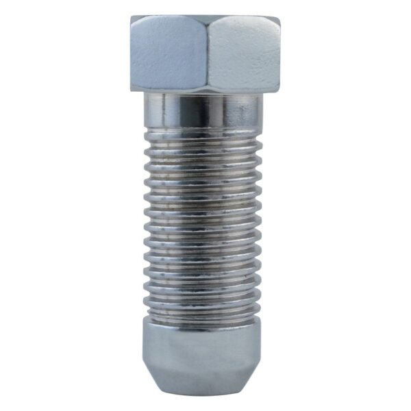 Hex Bolt Lugz Chrome 30mm Steel 14x1.5 Thread 24 Lugs & 1 Key