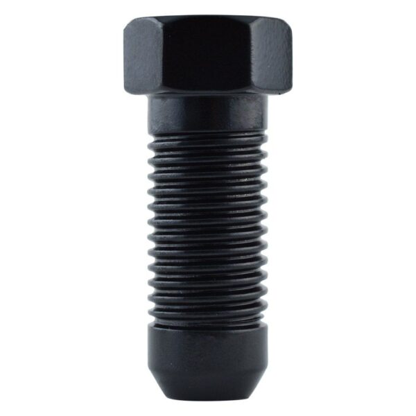 Hex Bolt Lugz Black 30mm Steel 14x1.5 Thread 32 Lugs & 1 Key