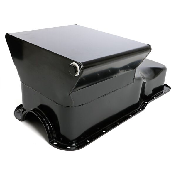 TRANS-DAPT PERFORMANCE PRODUCTS SB FORD OIL PAN 1965-1987 260-289-302 7QT FRONT SUMP BLACK
