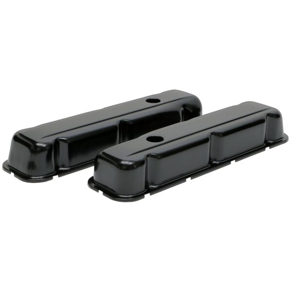 TRANS-DAPT PERFORMANCE PRODUCTS VALVE COVERS BUICK 350 1968-81- BLACK STEEL