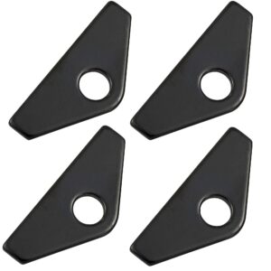 MINI, STEEL VALVE COVER RETAINING TABS; SET OF 4- BLACK FINISH