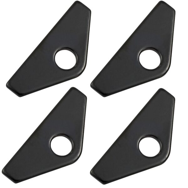 MINI, STEEL VALVE COVER RETAINING TABS; SET OF 4- BLACK FINISH