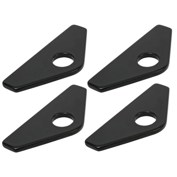 MINI, STEEL VALVE COVER RETAINING TABS; SET OF 4- BLACK FINISH