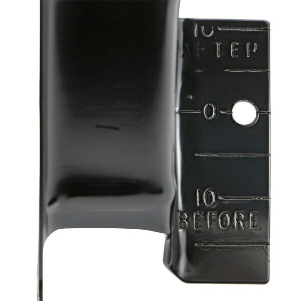 TRANS-DAPT PERFORMANCE PRODUCTS ASPHALT BLACK, STEEL TIMING TAB (ONLY) FOR MOPAR 383-440 (ALL BALANCERS)