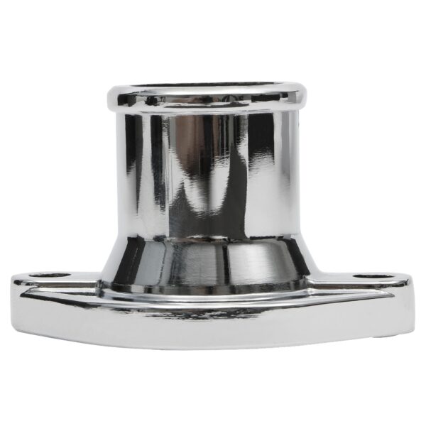 TRANS-DAPT PERFORMANCE PRODUCTS STRAIGHT-UP STYLE WATER NECK; (O-RING SEAL); FITS 1970-74 FORD 351C (5.8L)- CHROME STEEL