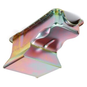TRANS-DAPT PERFORMANCE PRODUCTS SB FORD OIL PAN 1965-1987 351W 7QT FRONT SUMP ZINC