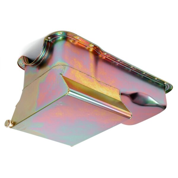 TRANS-DAPT PERFORMANCE PRODUCTS SB FORD OIL PAN 1965-1987 351W 7QT FRONT SUMP ZINC
