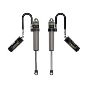 ICON 2020-2023 Jeep Gladiator/2018-2023 Jeep Wrangler JL, 2.5" Lift, Front, V.S. 2.5 Aluminum Series Shock Absorbers, Remote Reservoir, Pair