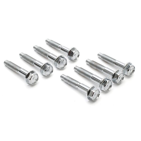TRANS-DAPT PERFORMANCE PRODUCTS INTAKE MANIFOLD BOLTS; 5/16 IN.-18 X 1-3/4 IN.; HEX WASHER HEAD (8 BOLTS); GRADE 5- CHROME
