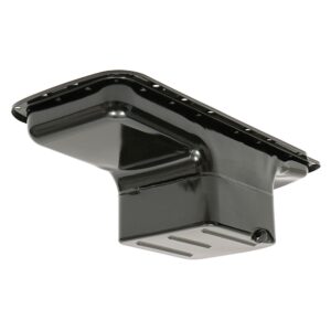 TRANS-DAPT PERFORMANCE PRODUCTS 1966-UP MOPAR 361-440 B AND RB, 426 POWDER COATED OEM STYLE OIL PAN- ASPHALT BLACK (7 QTS.)