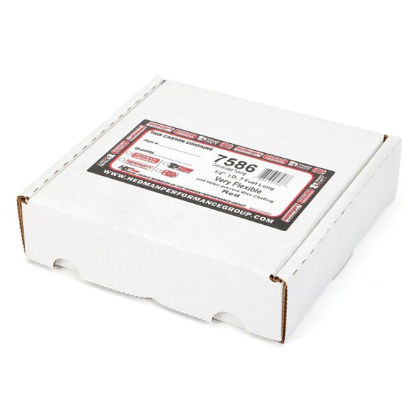 TRANS-DAPT PERFORMANCE PRODUCTS RED WIRE HARNESS; CONVOLUTED; 1/2 IN. DIAMETER- (7 FT)