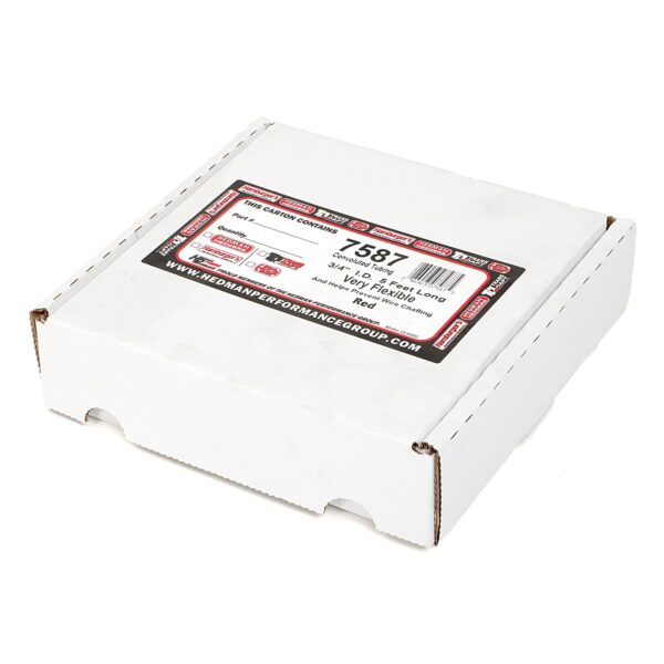 TRANS-DAPT PERFORMANCE PRODUCTS RED WIRE HARNESS; CONVOLUTED; 3/4 IN. DIAMETER- (5 FT)