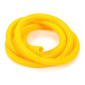 TRANS-DAPT PERFORMANCE PRODUCTS YELLOW WIRE HARNESS; CONVOLUTED; 1/2 IN. DIAMETER- (7 FT)