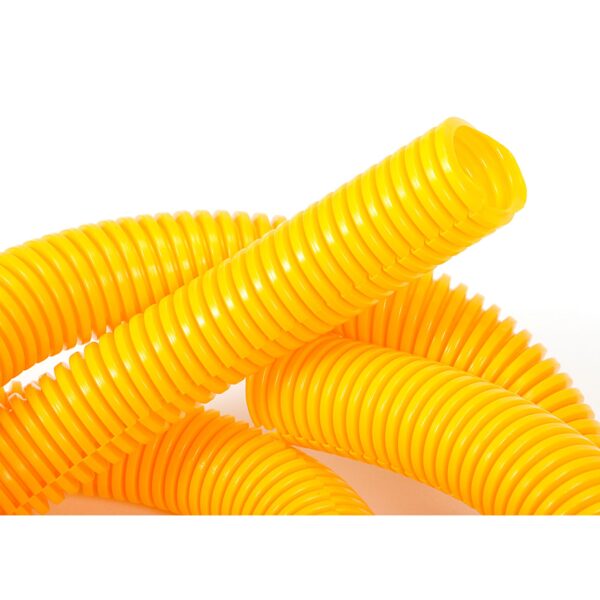 TRANS-DAPT PERFORMANCE PRODUCTS YELLOW WIRE HARNESS; CONVOLUTED; 3/4 IN. DIAMETER- (5 FT)