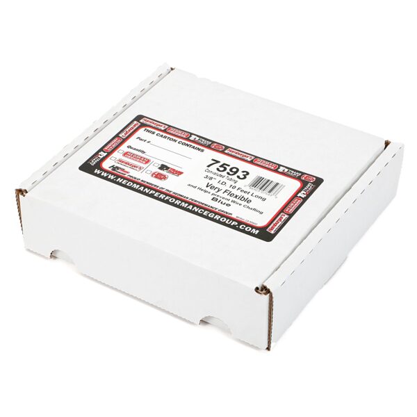 TRANS-DAPT PERFORMANCE PRODUCTS BLUE WIRE HARNESS; CONVOLUTED; 3/8 IN. DIAMETER- (10 FT)