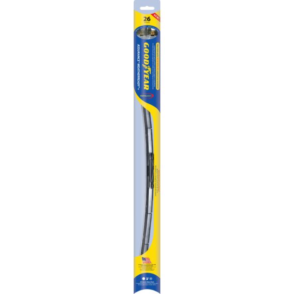 26" Water Repelling Hybrid Wiper Blade with Hybeam Technology