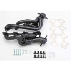 HEDMAN HEDDERS; 2000-02 DODGE TRUCK, DURANGO, DAKOTA 4.7L V8; 2WD AND 4WD; 1-1/2 IN. DIAMETER REPLACEMENT HEADERS, STOCK COLLECTORS- UNCOATED MILD STEEL