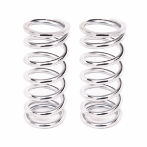 Aldan American Coil-Over-Spring, 300 lbs./in. Rate, 8 in. Length, 2.5 in. I.D. Chrome, Pair