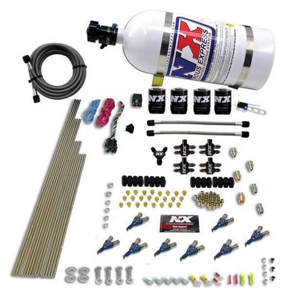 Nitrous Express 8-CYL ALCOHOL (250-350-450-550HP) WITH 10LB BOTTLE