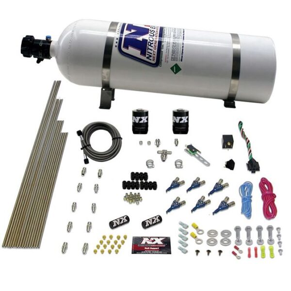 Nitrous Express V6AN GASOLINE EFI (150-375HP) WITH 15LB BOTTLE