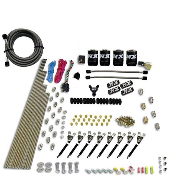 Nitrous Express 8 CYL VXL DIRECT PORT, 4 SOLENOIDS (200-500HP JETTING) W/ NO BOTTLE