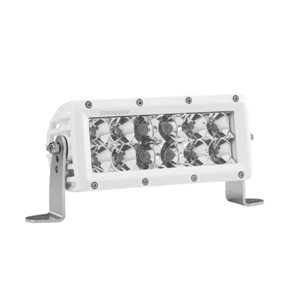 RIGID E-Series PRO LED Light, Spot/Flood Combo, 6 Inch, White Housing