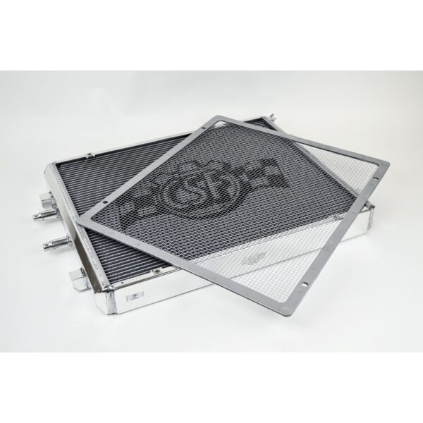 BMW F8X M3/M4 Front Mount Heat Exchanger w/ rock guard - Silver