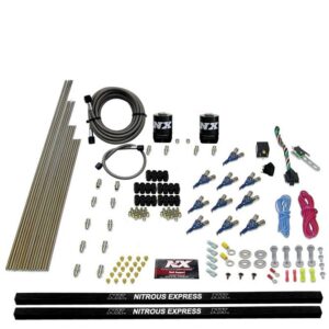 Nitrous Express 10-CYL PIRANHA NOZZLE DIRECT PORT SYSTEM LESS BOTTLE (250-500HP)