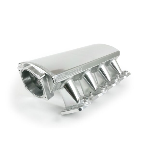 TSP Intake Manifold; TSP Velocity Fab. Aluminum Cathedral Port Angled; Anodized