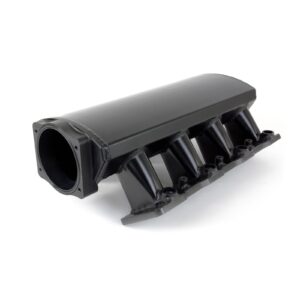 TSP Intake Manifold; TSP Velocity Fab. Aluminum Cathedral Port Straight; Black