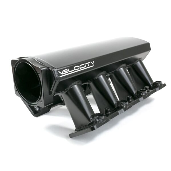 TSP Intake Manifold; TSP Velocity Fab. Aluminum Cathedral Port Hi-Ram; Black