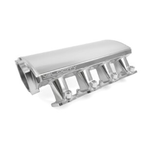 TSP Intake Manifold; TSP Velocity Fab. Aluminum Rectangle Port Angled; Anodized