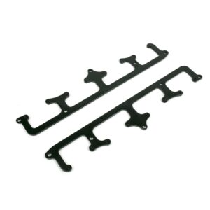 TSP Ignition Coil Brackets; Billet Aluminum; LS2 Car Style; Black