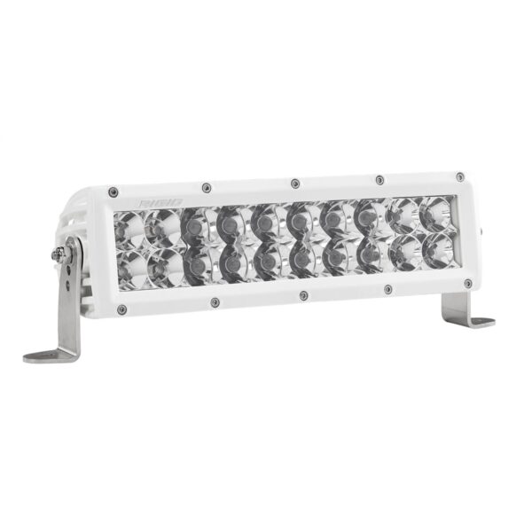 RIGID E-Series PRO LED Light, Spot/Flood Combo, 10 Inch, White Housing