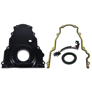Timing Cover; LS2/LS3; Black Aluminum