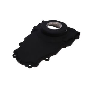 TSP GM LS 1-Piece Black Aluminum Timing Cover