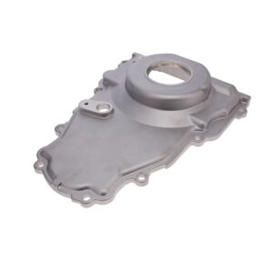 TSP GM LS 1-Piece Satin Aluminum Timing Cover with Cam Position Sensor Provision