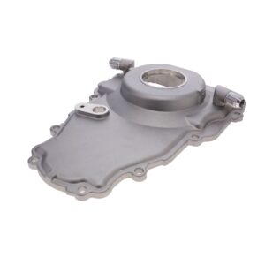 TSP GM LS 1-Piece Satin Aluminum Timing Cover with Turbo Oil Drain Return and Cam Position Sensor Provision