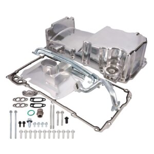 Oil Pan;  Aluminum Low-profile Rear-sump 6.0-Quart; LS; Polished